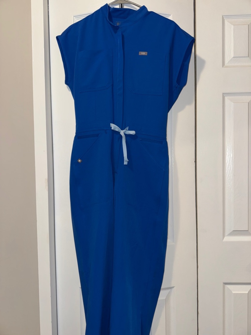 Figs Royal Blue Scrub Jumpsuit